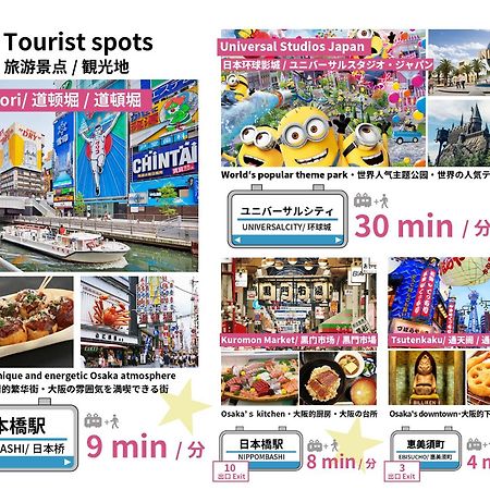 Bijou Suites Naniwa Osaka Dış mekan fotoğraf